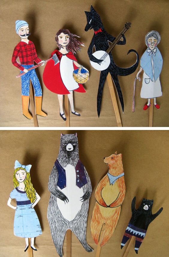 ساخت عروسک نمایشی با کاغذ